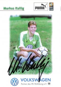 Markus Kullig  1997/1998  VFL Wolfsburg  Fußball Autogrammkarte original signiert 