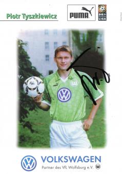 Piotr Tyszkiewicz  1997/1998  VFL Wolfsburg  Fußball Autogrammkarte original signiert 