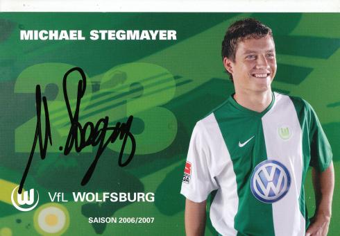 Michael Stegmayer  2006/2007  VFL Wolfsburg  Fußball Autogrammkarte original signiert 