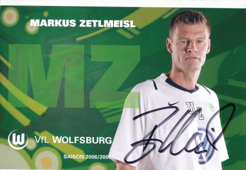 Markus Zetlmeisl  2006/2007  VFL Wolfsburg  Fußball Autogrammkarte original signiert 