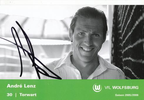 Andre Lenz   2005/2006  VFL Wolfsburg  Fußball Autogrammkarte original signiert 