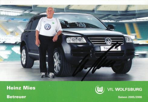 Manfred Kroß   2005/2006  VFL Wolfsburg  Fußball Autogrammkarte original signiert 
