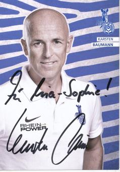 Karsten Baumann  2013/2014  MSV Duisburg  Fußball Autogrammkarte original signiert 