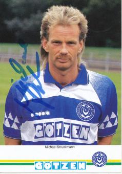 Michael Struckmann  1992/1993  MSV Duisburg  Fußball Autogrammkarte original signiert 