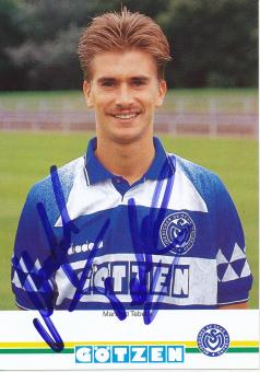 Manfred Tebeck  1992/1993  MSV Duisburg  Fußball Autogrammkarte original signiert 