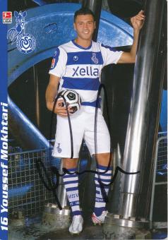 Youssef Mokhtari  2006/2007  MSV Duisburg  Fußball Autogrammkarte original signiert 