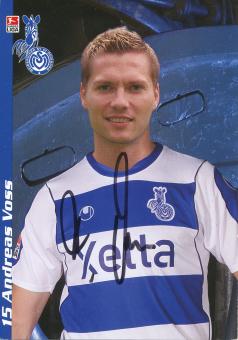 Andreas Voss  2006/2007  MSV Duisburg  Fußball Autogrammkarte original signiert 