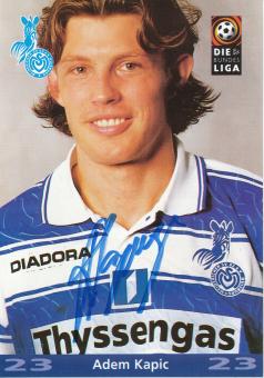 Adem Kapic  1997/1998  MSV Duisburg  Fußball Autogrammkarte original signiert 