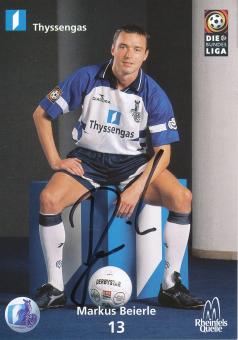 Markus Beierle  1998/1999  MSV Duisburg  Fußball Autogrammkarte original signiert 