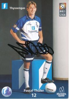 Pascal Thüler  1998/1999  MSV Duisburg  Fußball Autogrammkarte original signiert 