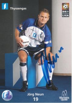 Jörg Neun  1998/1999  MSV Duisburg  Fußball Autogrammkarte original signiert 