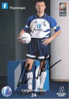 Carsten Wolters  1998/1999  MSV Duisburg  Fußball Autogrammkarte original signiert 