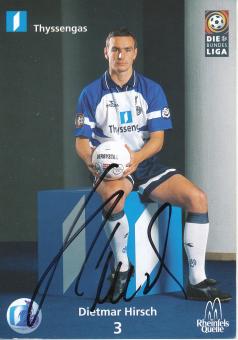Dietmar Hirsch  1998/1999  MSV Duisburg  Fußball Autogrammkarte original signiert 