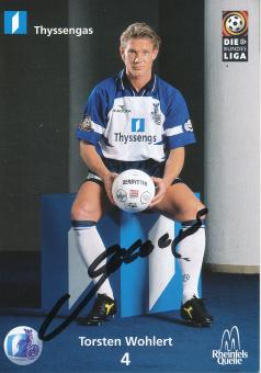 Torsten Wohlert  1998/1999  MSV Duisburg  Fußball Autogrammkarte original signiert 