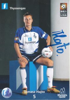 Tomasz Hajto  1998/1999  MSV Duisburg  Fußball Autogrammkarte original signiert 