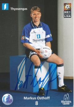 Markus Osthoff  1998/1999  MSV Duisburg  Fußball Autogrammkarte original signiert 