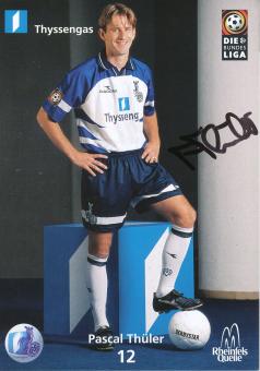 Pascal Thüler  1998/1999  MSV Duisburg  Fußball Autogrammkarte original signiert 