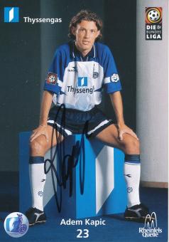 Adem Kapic  1998/1999  MSV Duisburg  Fußball Autogrammkarte original signiert 