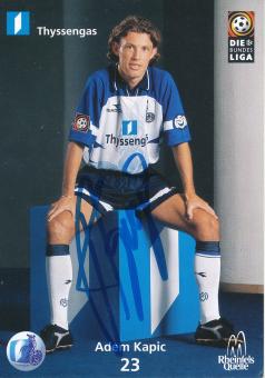 Adem Kapic  1998/1999  MSV Duisburg  Fußball Autogrammkarte original signiert 