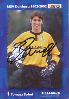 Tomasz Bobel  2002/2003  MSV Duisburg  Fußball Autogrammkarte original signiert 