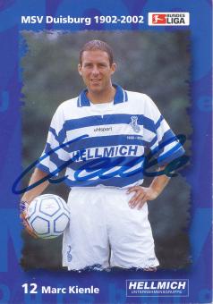 Marc Kienle  2002/2003  MSV Duisburg  Fußball Autogrammkarte original signiert 