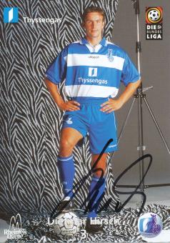 Dietmar Hirsch  1999/2000  MSV Duisburg  Fußball Autogrammkarte original signiert 