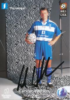 Carsten Wolters  1999/2000  MSV Duisburg  Fußball Autogrammkarte original signiert 