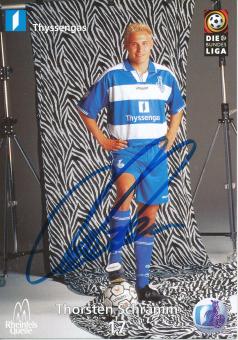Thorsten Schramm  1999/2000  MSV Duisburg  Fußball Autogrammkarte original signiert 