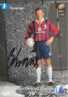 Carsten Christof Krämer  1999/2000  MSV Duisburg  Fußball Autogrammkarte original signiert 