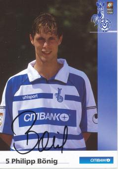 Philipp Bönig  2000/2001  MSV Duisburg  Fußball Autogrammkarte original signiert 