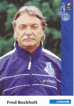Fred Bockholt  2000/2001  MSV Duisburg  Fußball Autogrammkarte original signiert 