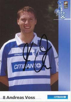 Andreas Voss  2000/2001  MSV Duisburg  Fußball Autogrammkarte original signiert 