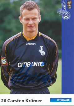 Carsten Krämer  2000/2001  MSV Duisburg  Fußball Autogrammkarte original signiert 