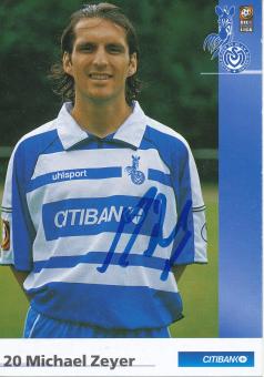Michael Zeyer  2000/2001  MSV Duisburg  Fußball Autogrammkarte original signiert 