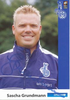 Sascha Grundmann  2000/2001  MSV Duisburg  Fußball Autogrammkarte original signiert 