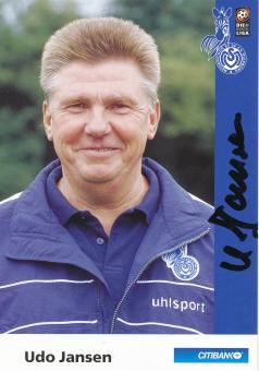 Udo Jansen  2000/2001  MSV Duisburg  Fußball Autogrammkarte original signiert 