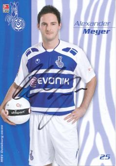 Alexander Meyer  2008/2009  MSV Duisburg  Fußball Autogrammkarte original signiert 
