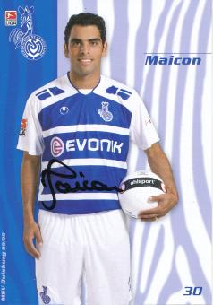 Maicon  2008/2009  MSV Duisburg  Fußball Autogrammkarte original signiert 