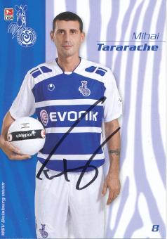Mihai Tararache  2008/2009  MSV Duisburg  Fußball Autogrammkarte original signiert 