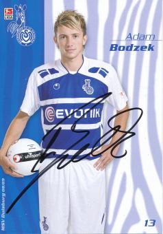 Adam Bodzek  2008/2009  MSV Duisburg  Fußball Autogrammkarte original signiert 