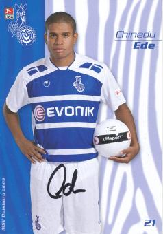 Chinedu Ede  2008/2009  MSV Duisburg  Fußball Autogrammkarte original signiert 