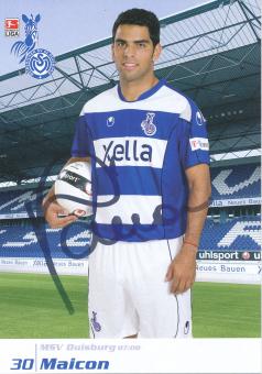 Maicon  2007/2008  MSV Duisburg  Fußball Autogrammkarte original signiert 