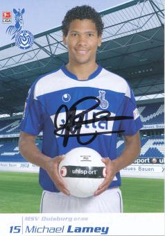 Michael Lamey  2007/2008  MSV Duisburg  Fußball Autogrammkarte original signiert 