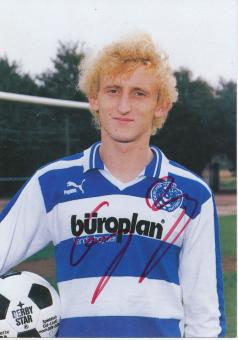 Georg Zug  1985/1986   MSV Duisburg  Fußball Autogrammkarte original signiert 