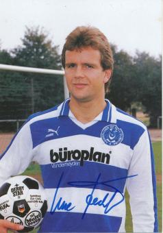 Uwe Fecht  1985/1986   MSV Duisburg  Fußball Autogrammkarte original signiert 