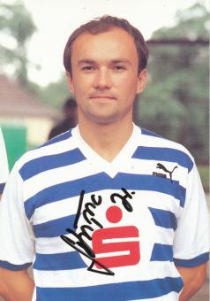 Drago Skripic  1988/1989   MSV Duisburg  Fußball Autogrammkarte original signiert 