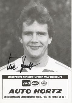 Uwe Fecht  1983/1984   MSV Duisburg  Fußball Autogrammkarte original signiert 