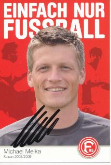 Michael Melka  2008/2009  Fortuna Düsseldorf  Fußball Autogrammkarte original signiert 