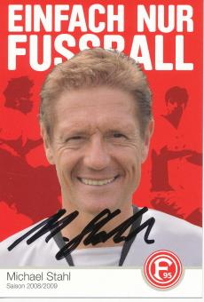 Michael Stahl  2008/2009  Fortuna Düsseldorf  Fußball Autogrammkarte original signiert 