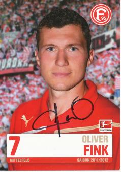 Oliver Fink  2011/2012  Fortuna Düsseldorf  Fußball Autogrammkarte original signiert 